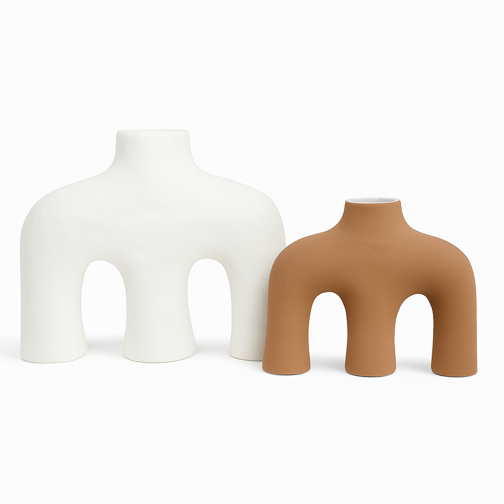 Set de vases sculpturaux IN023