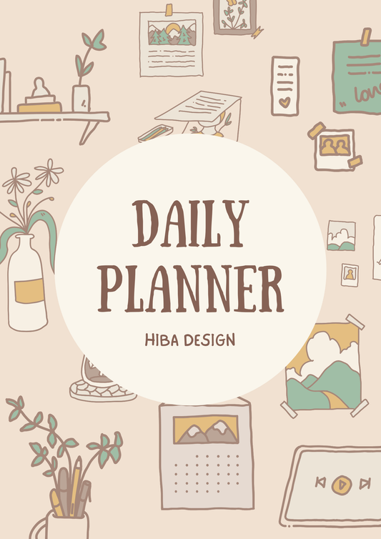 Daily Planner Printable PDF – HIBA DESIGN