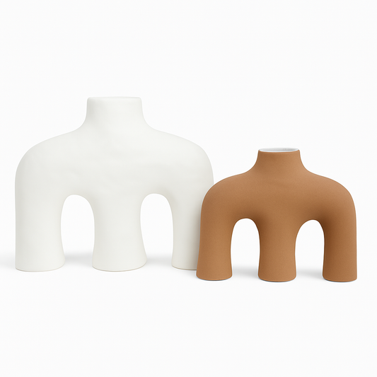 Set de vases sculpturaux IN023